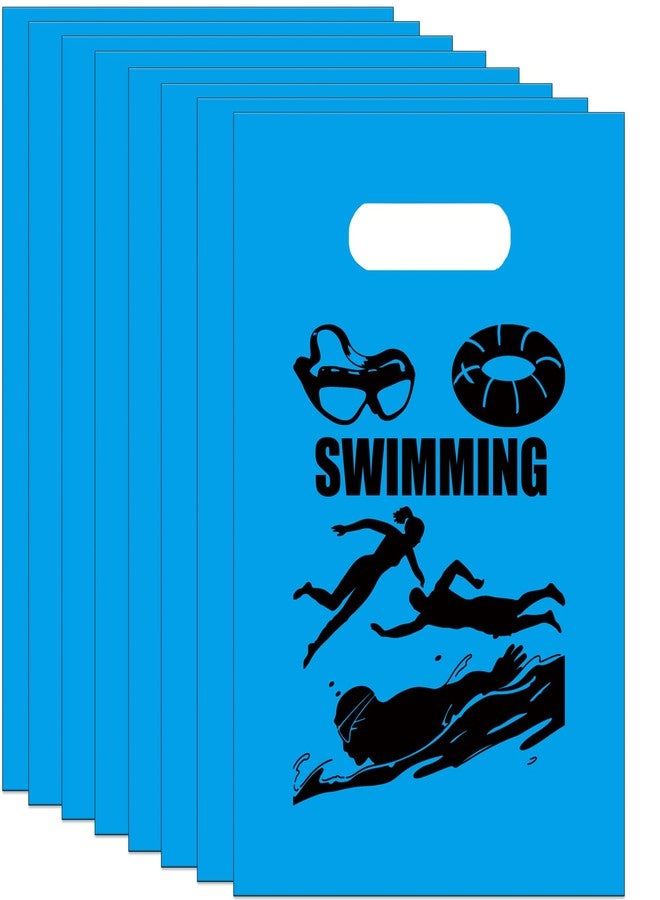 PIBIPAID 50PCS Swimming Goodie Bags Party Favors -Swimming Themed Plastic Party Supplies Swimming Candy Bag Sport Birthday Baby Shower Party Decorations - Image 2